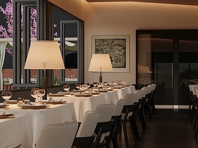 现代西餐厅 餐厅