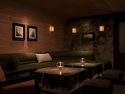 复古美式酒吧 美式 酒吧 包厢