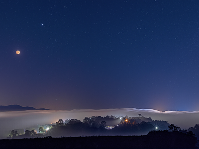 现代其它外景 星空外景