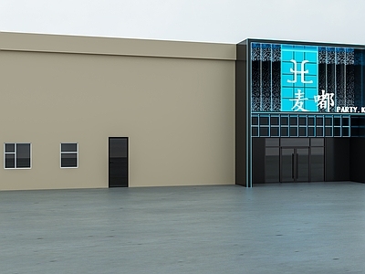 现代KTV KTV门头 ktv外墙 楼梯