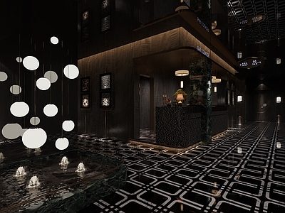 现代足浴店 现代足浴水吧台 现代水吧台 现代KTV水吧台