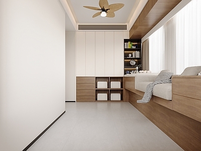 现代原木儿童娱乐室 原木风功能房