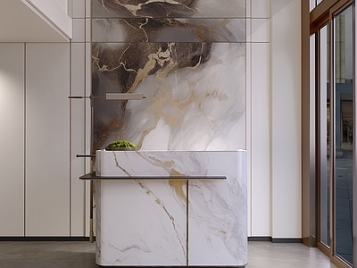 现代新中式棋牌室 现代棋牌室前台