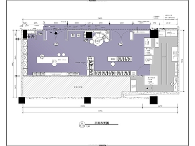 现代其他商业空间 奢侈品养护店 干洗店 消防图 施工图
