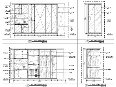 柜体节点 新中式衣柜节点 小孩房衣柜节点 施工图