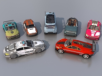 汽车 科幻汽车组合