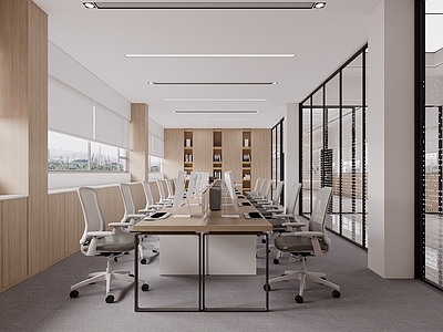 现代办公大厅 现代大厅