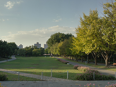 现代其它外景 公园外景
