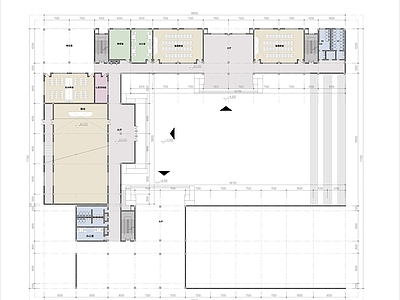 现代学校建筑 5层教学楼 施工图
