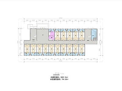 现代学校建筑 宿舍楼 施工图