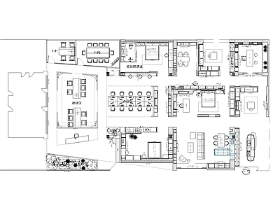 家具展厅 家具展厅 卖场 软装展厅 施工图