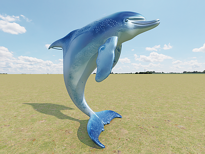 现代雕塑 鱼雕塑 3D鲸鱼 艺术雕塑鲸鱼