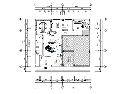 现代整体办公空间 装饰公司 建材展厅 办公 会议 施工图