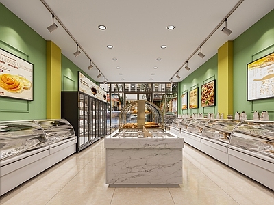 奶油北欧蛋糕店 现代蛋糕店 小清新蛋糕店