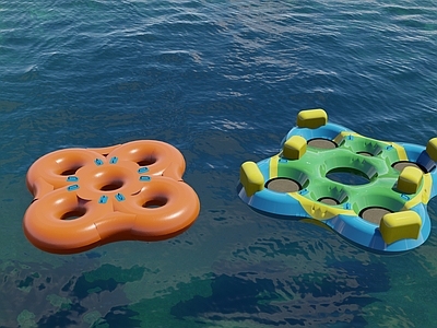 游乐设施 皮筏 四人筏