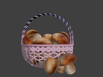 水果蔬菜 蘑菇 篮子