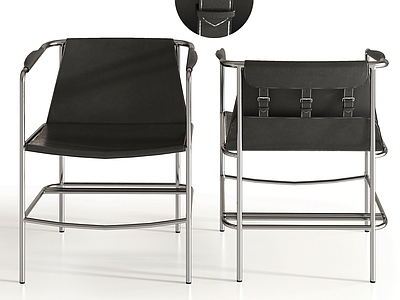 现代意式餐椅 皮椅 书椅 扶手椅 单椅 餐椅