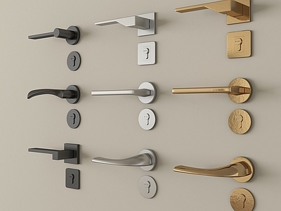 现代拉手 现代门锁门把手 金属拉手