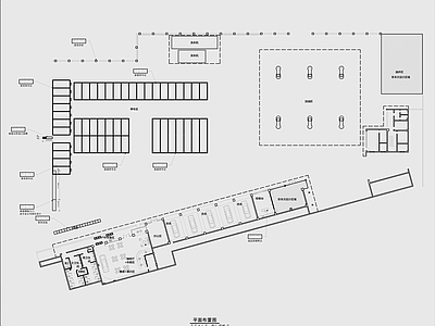 现代复古其他商业空间 加油站 综合加油站 施工图