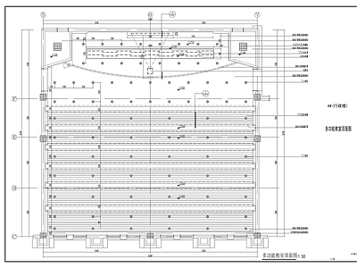 其他办公空间 中学行政楼装修图 施工图
