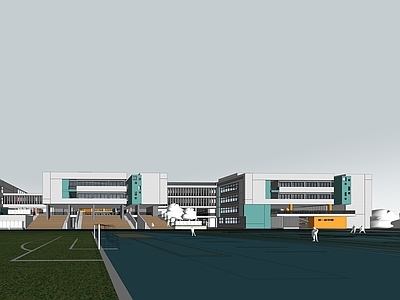 现代其他公共建筑 深圳现代小学