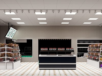现代便利店 便利店 零售店 零食店 超市 小超市