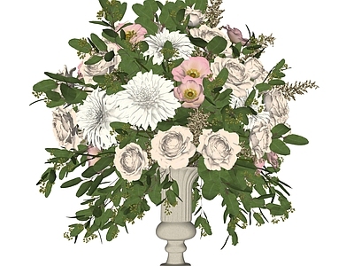 现代花瓶 陶瓷花瓶 花艺花卉 鲜花花艺 插花