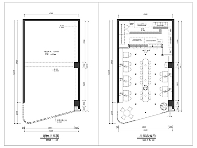 其他餐饮空间 76平咖喱店设计 施工图