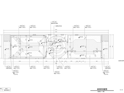 科技展厅 异形科技展厅 数字展厅 施工图