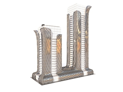 现代办公楼 高层办公楼 写字楼 商业综合体