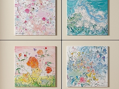现代奶油挂画 女孩房挂画 书房挂画 客厅挂画 玄关挂画 办公室挂画