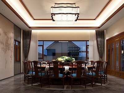 新中式包厢 餐厅包厢 会所包厢