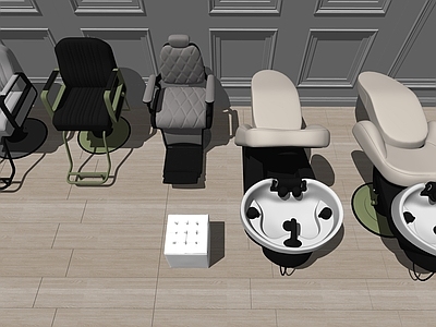 理发器材 理发坐椅用品 洗发椅洗发盆 理发店桌椅组合