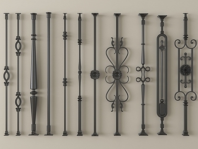 美式扶手 美式扶手 栏杆 楼梯扶手