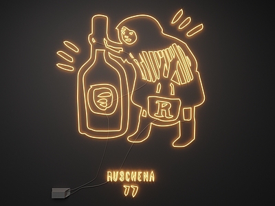 现代霓虹灯 霓虹灯