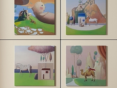 现代简约挂画 女孩房挂画 客厅挂画