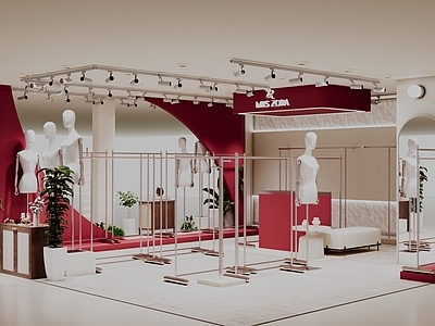 奶油极简服装店 女装店