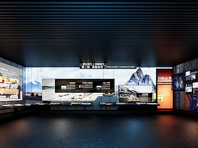 现代城市展厅 建筑集团展厅 工业展厅 建造展厅 路桥展厅