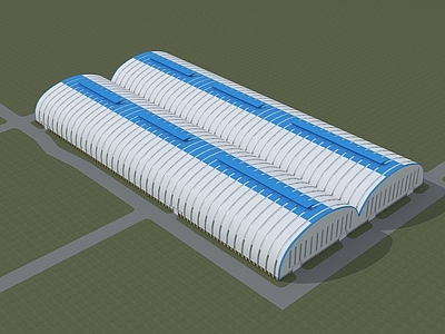 现代厂房 煤矿厂房 煤棚