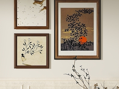 中古简欧挂画 书房挂画 茶室挂画 客厅挂画 玄关挂画 办公室挂画