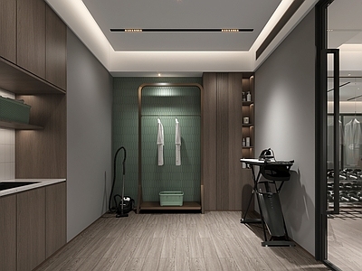 现代酒店 酒店洗衣房 挂衣架