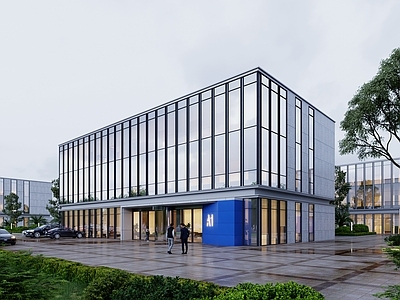 现代办公楼 厂区办公楼 园区办公楼