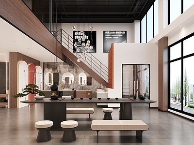 现代其他通用空间 装修展厅