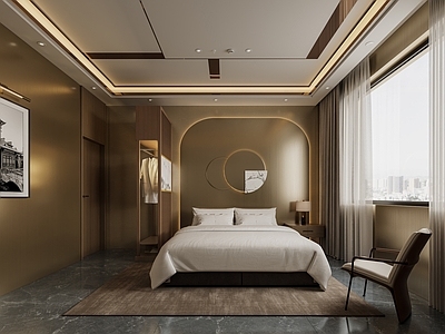 现代酒店客房 现代酒店客房 现代卧室 现代客房