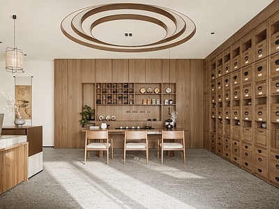 现代原木药店 现代原木中医馆