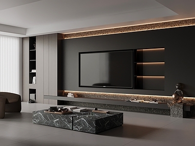 现代电视背景墙 现代电视墙 背景墙