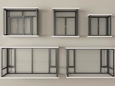 现代平开窗 现代平开窗组合 落地窗 阳台窗