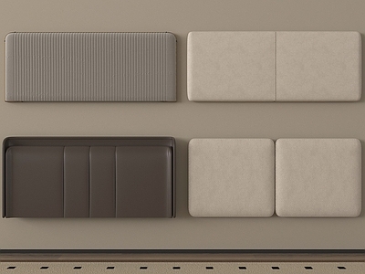 现代其他床 床头 床靠背 现代床品 软包