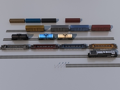 其他交通工具 货运火车