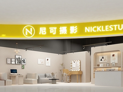 现代其他商业空间 现代摄影店